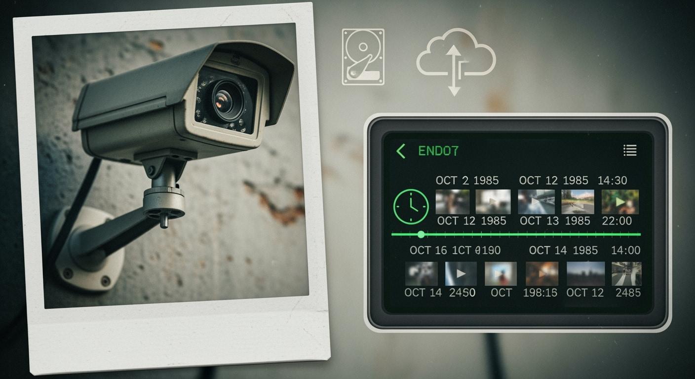 How long security cameras keep footage