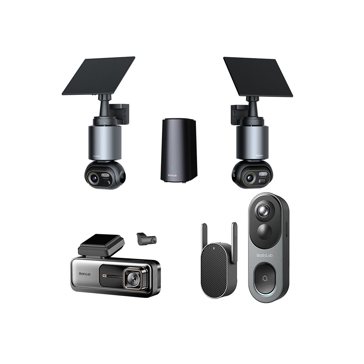 Botslab 3-in-1 Security Bundle — W510 (2-Cam Kit)| G980H Pro | R810