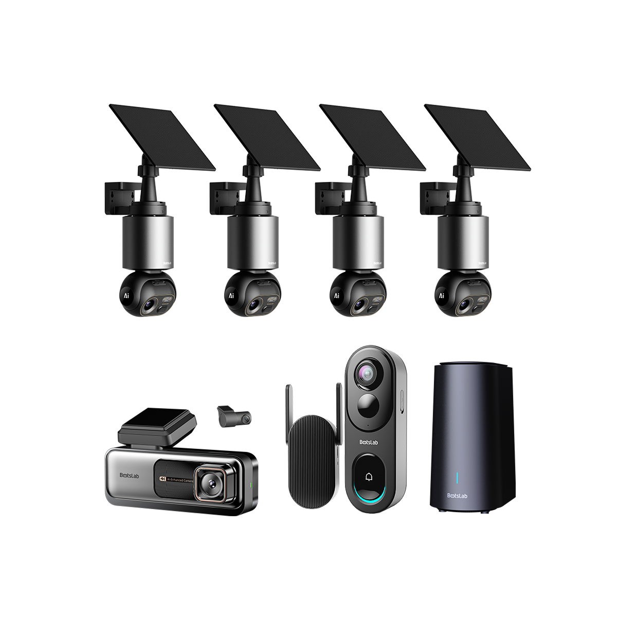 Botslab 3-in-1 Security Bundle — W510 | G980H Pro | R811S