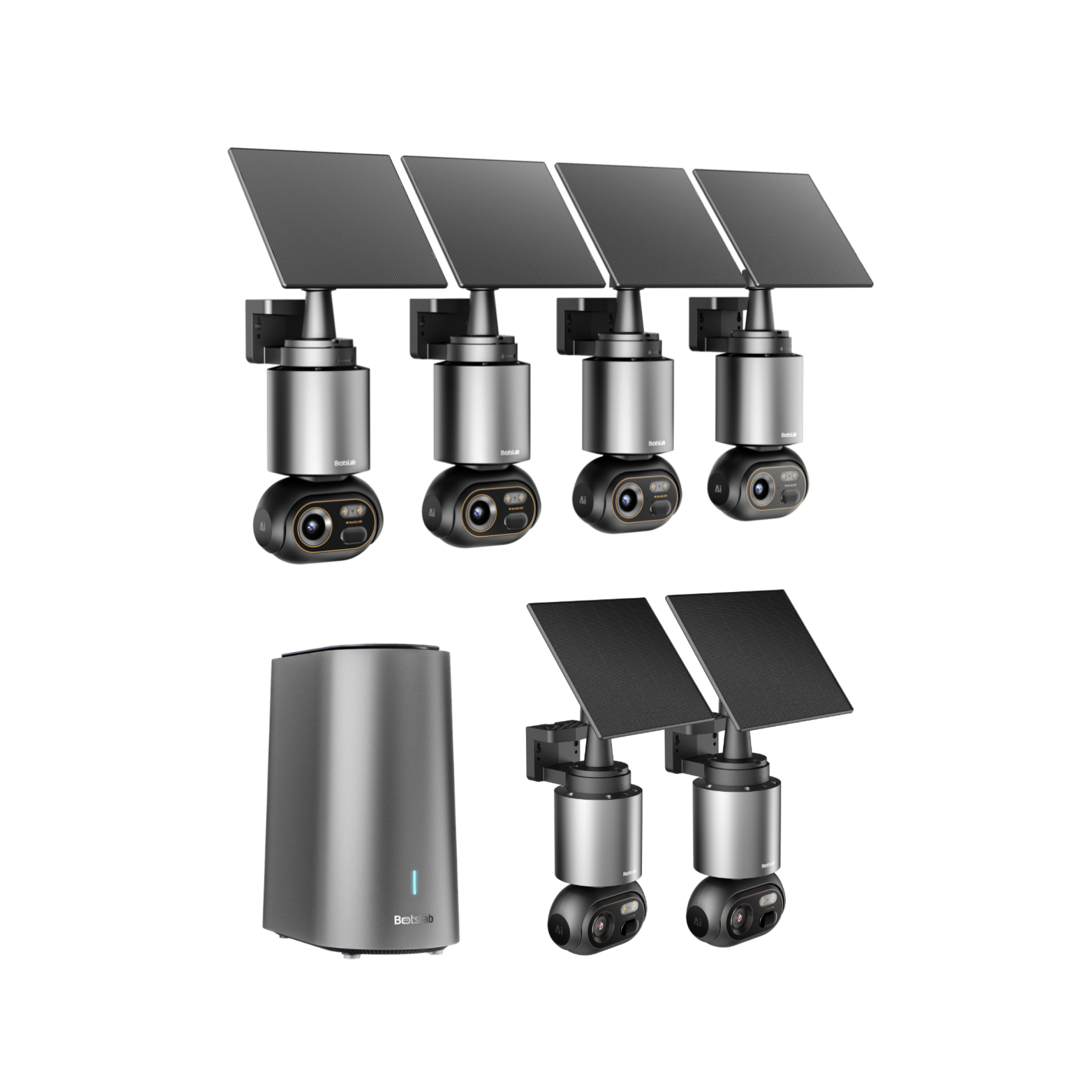 Botslab AI Secuirty Cam System W510 | 6-Cam Kit