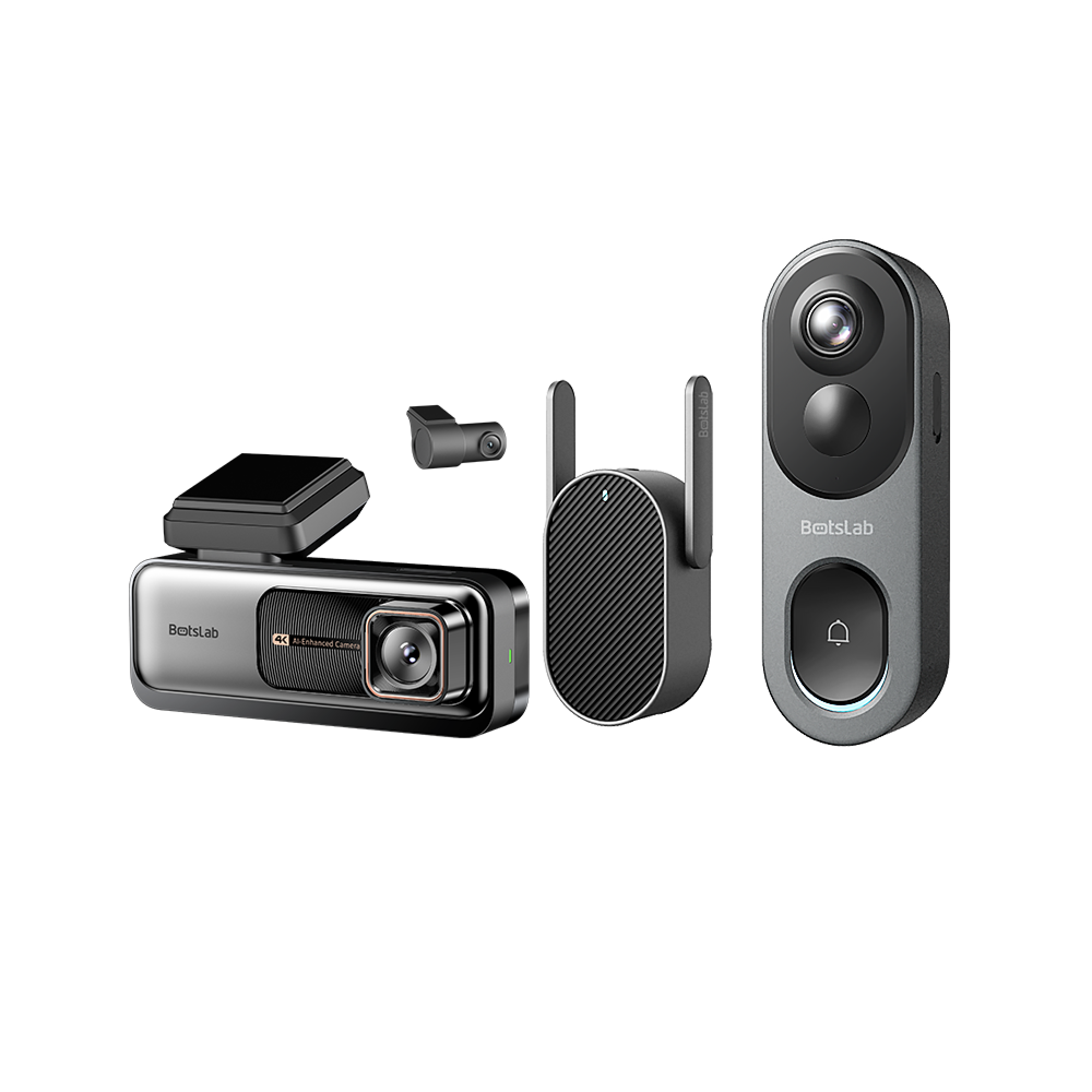 Botslab Dash Cam G980H Pro & Video Doorbell R811 Bundle