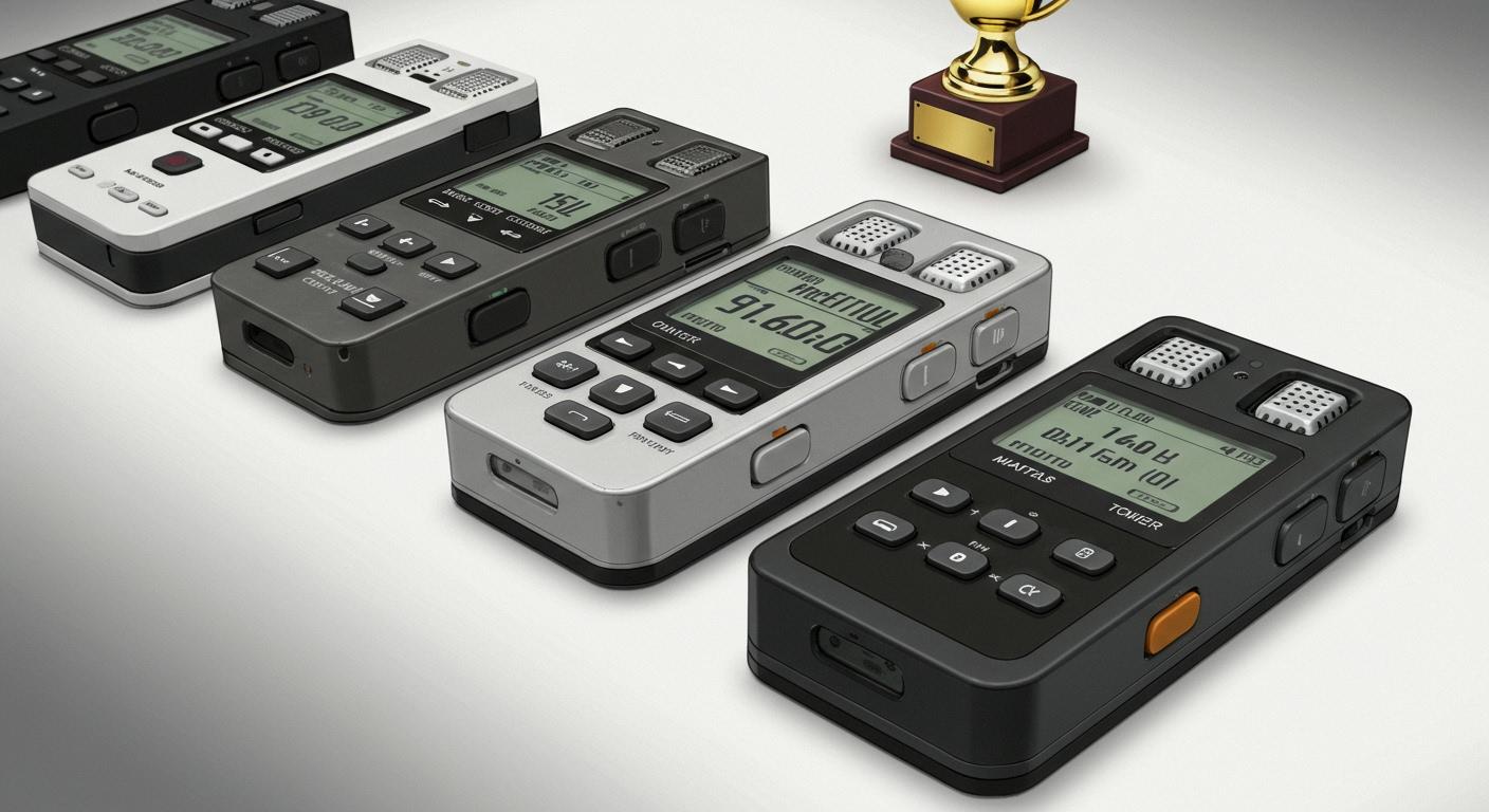Digital voice recorder showdown which model wins
