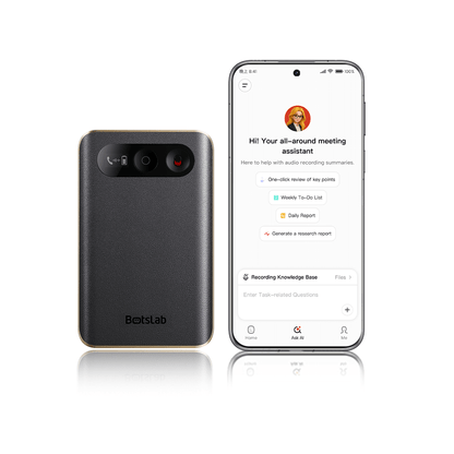 Botslab AI Note Taker | Smart AI Note-Taking Device ( Order Get Free C212 Indoor Camera)