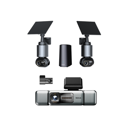 Botslab 4K AI Battery 2-Cam System W510 + G980H 4-Channel Dash Cam Bundle