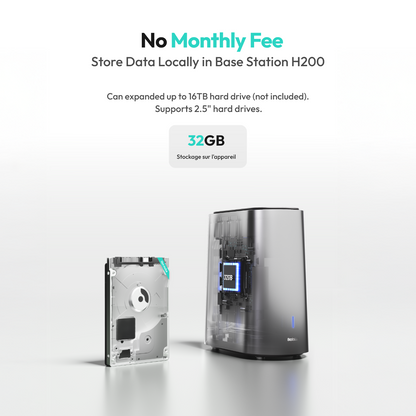 Botslab AI Secuirty Cam System W510 | 6-Cam Kit