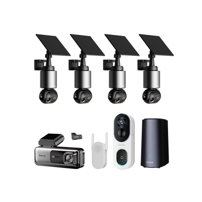 G980H Pro + R810 SE + W510 (1 HomeBase + 4 Cams) Home Security Bundle