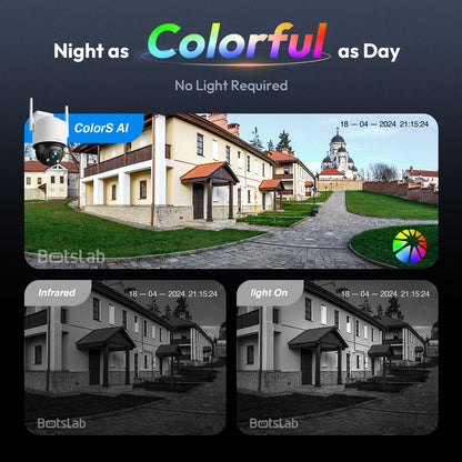 Botslab 3K ColorS Al Night Outdoor Security Camera W317