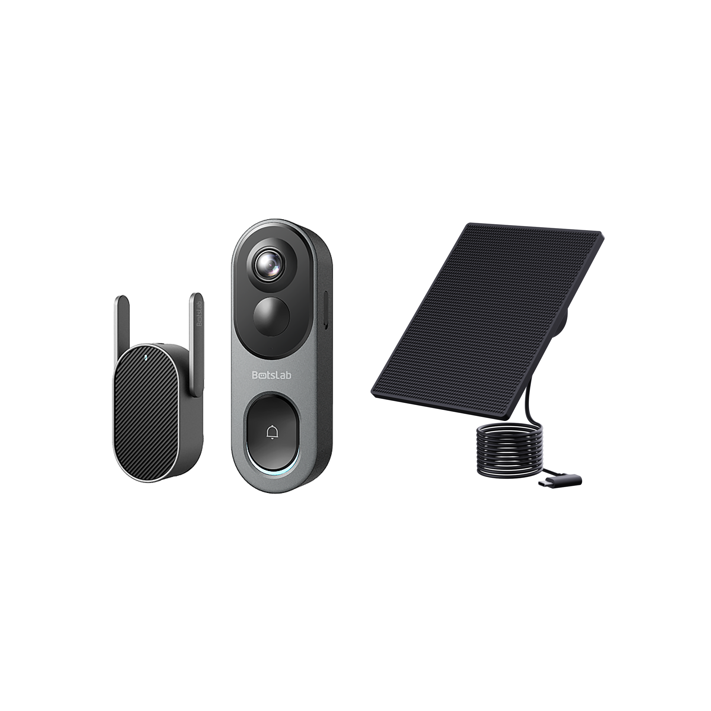 Botslab Video Doorbell 2 Pro R811S+Solar Panel Kit