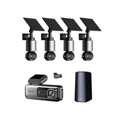 Botslab  Dash Cam G980H Pro + W510 4-Cam Security Kit Bundle