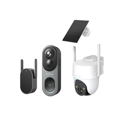 Botslab W313 Security Camera + R811s Video Doorbell Bundle