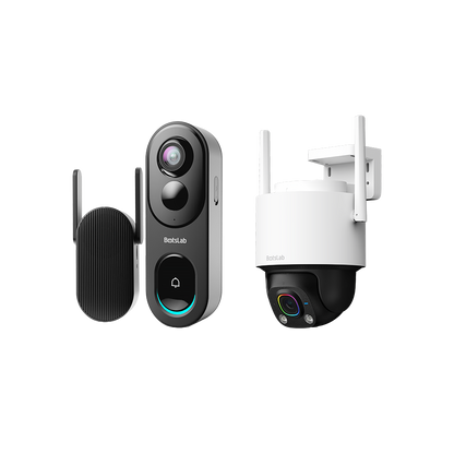 Botslab W317 Security Camera + R810 Video Doorbell Bundle