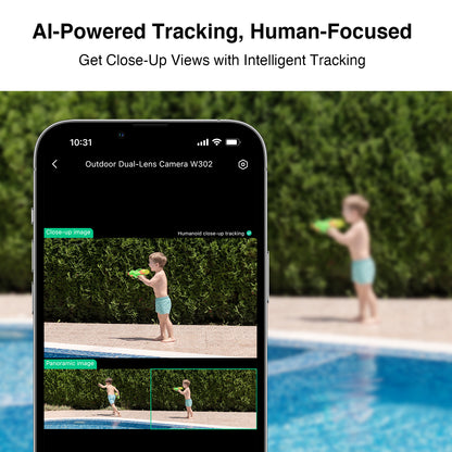 Botslab Outdoor Dual-Lens Camera W302