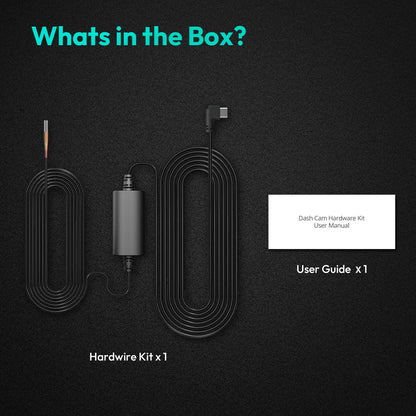 Hardwire Kit Type C Exclusive for BOTSLAB Dash Cam G980H Pro/ G980H