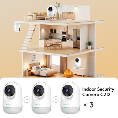 Botslab Indoor Security Camera C212×3 Pack