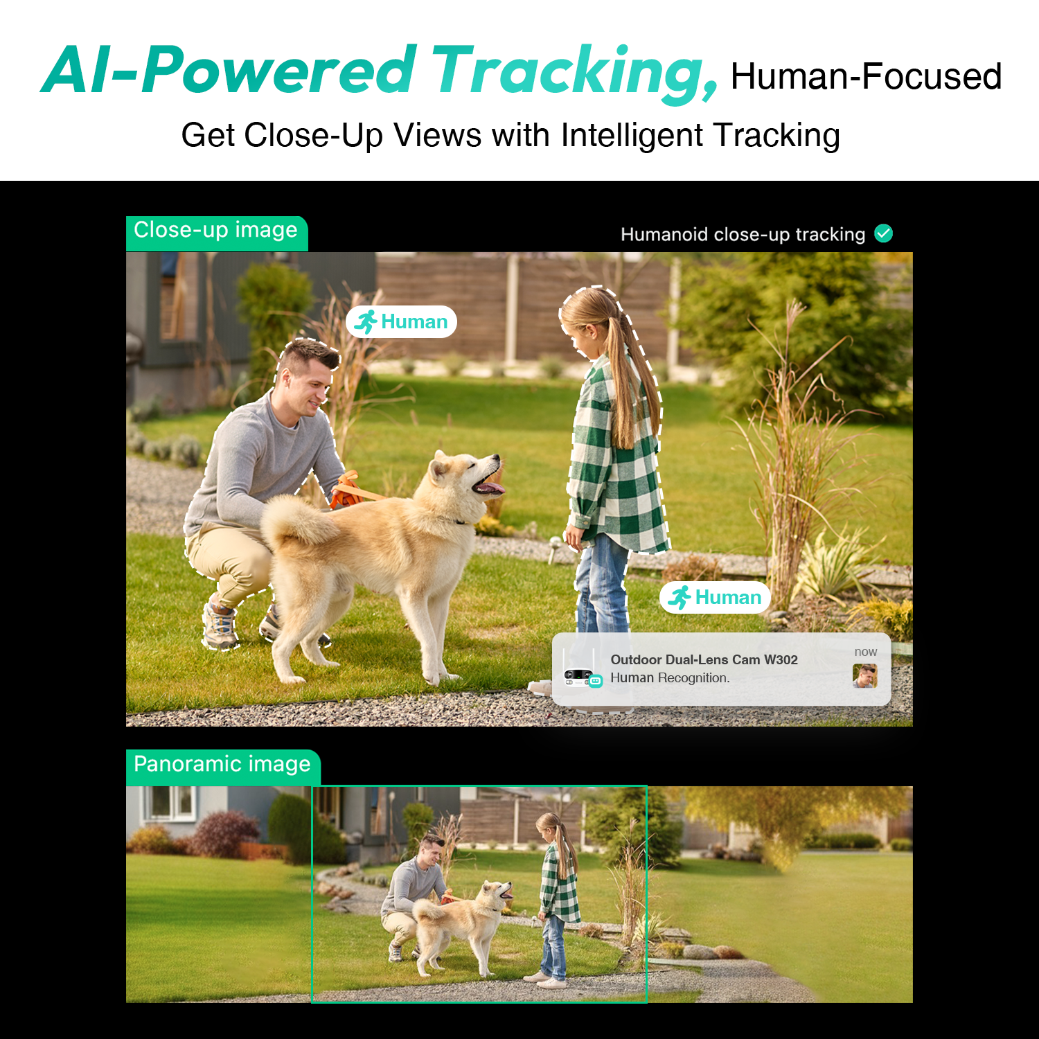 Botslab Outdoor Dual-Lens Camera W302