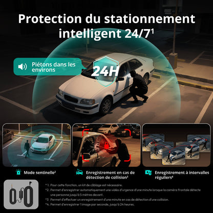 Botslab Dash Cam G980H Multi-Channel- 4 Cameras