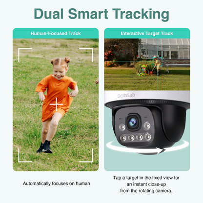 Botslab Dual-Lens PTZ Outdoor Security Camera W315