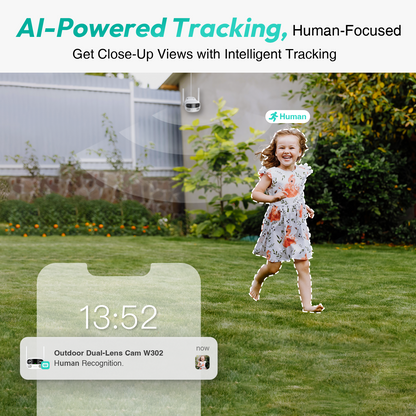 Botslab Outdoor Dual-Lens Camera W302