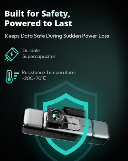 Botslab Dash Cam G980H Multi-Channel- 4 Cameras