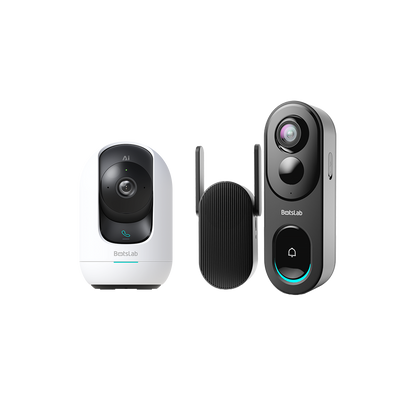 Smart Home Bundle- Botslab Video Doorbell R810 & Indoor Security Camera C221