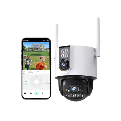 Botslab Dual-Lens PTZ Outdoor Security Camera W315