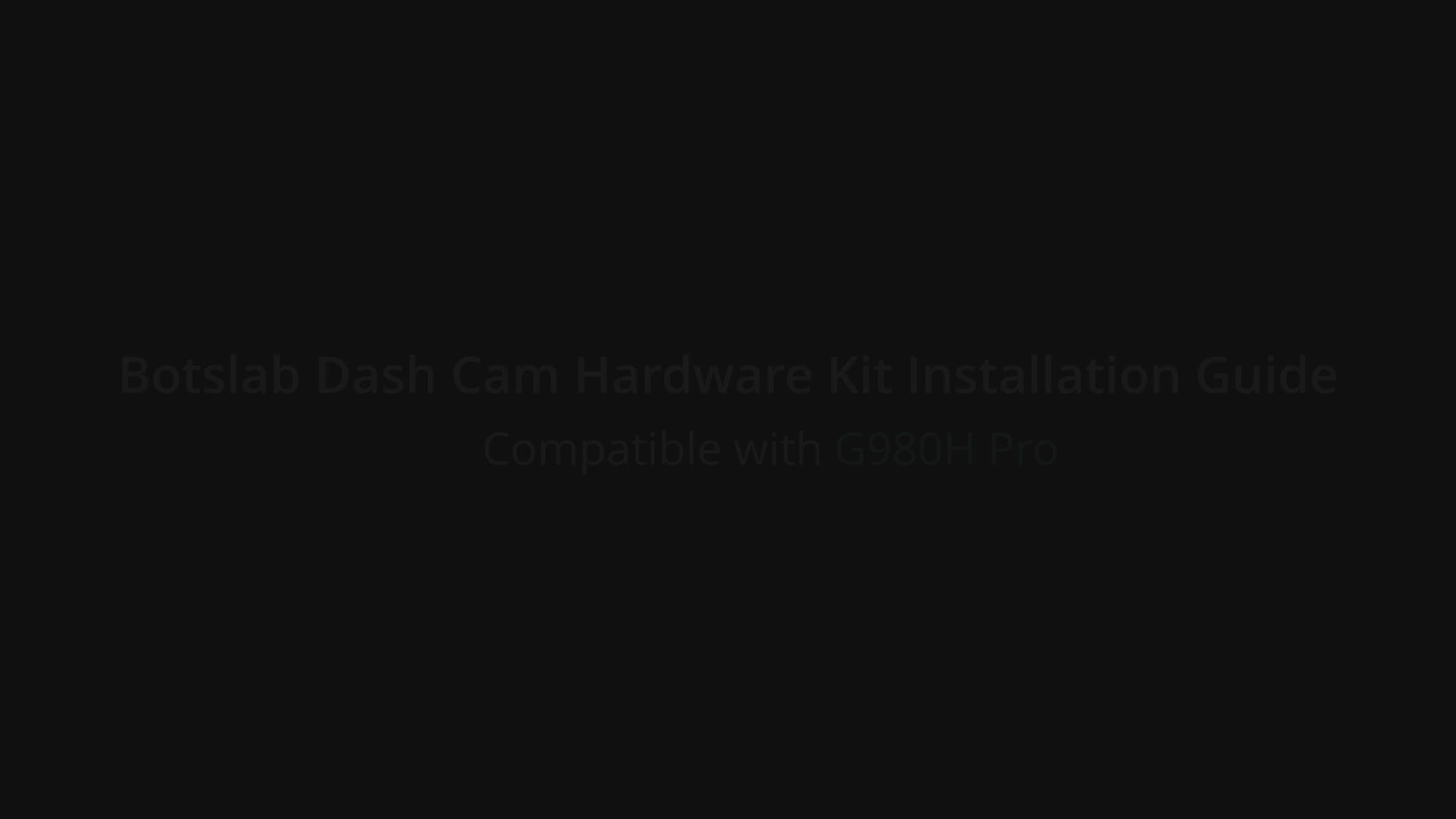 Botslab Dash Cam G980H Pro & Video Doorbell R811 Bundle