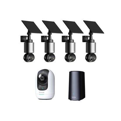 Botslab Indoor Cam C221+ 4K AI Battery 4-Cam System W510